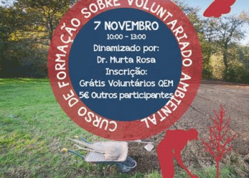 Abertas inscrições para curso de formação sobre voluntariado ambiental