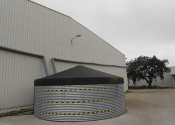 EAD recupera água da chuva para a rega