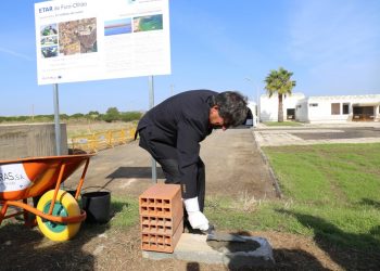 Primeira pedra da ETAR de Faro-Olhão já foi lançada