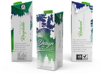 Tetra Pak lança embalagem mais renovável