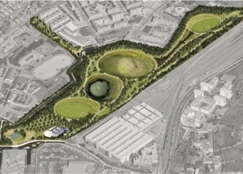 O parque verde da futura Feira Popular de Lisboa