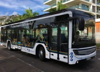 Autocarro elétrico da Caetanobus está na Madeira e Porto Santo