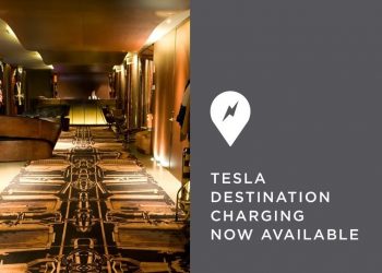 Hotel Teatro disponibiliza carregadores para veículos elétricos