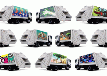 Arte sobre rodas nos camiões de recolha de resíduos da Maia