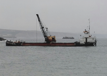 Dragagem do porto de Ericeira decorre a bom ritmo