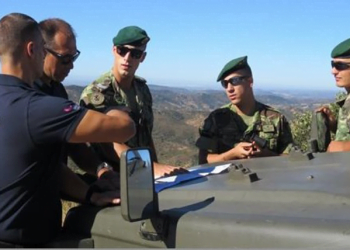 Exército Português patrulha Loulé durante o período crítico de incêndios