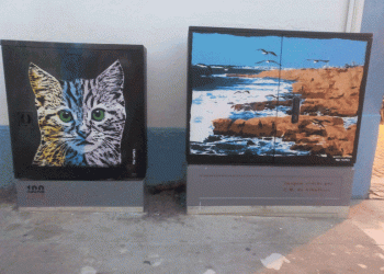 Arte Urbana dá cor às caixas de distribuição elétrica do centro histórico de albufeira
