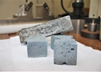 Eco-cimento produzido com desperdícios de celuloses