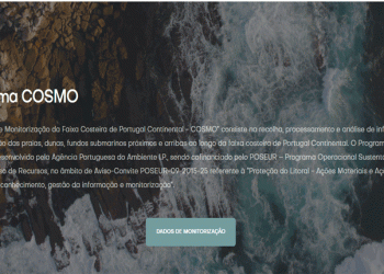Programa de Monitorização da Faixa Costeira de Portugal Continental tem site ativo