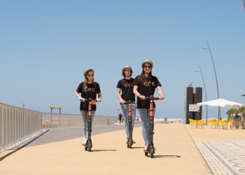Dez toneladas de CO2 evitadas pelas trotinetes em Matosinhos