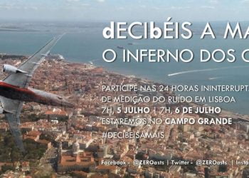 ZERO mede ruído dos aviões em Lisboa