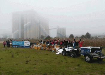 Brigada do Mar promove ação de Natal e retira seis toneladas de resíduos no Rio Tejo