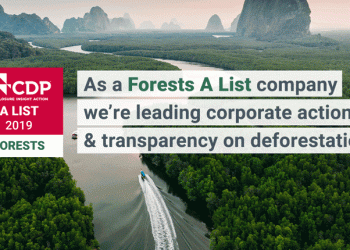 Tetra Pak reconhecida em liderar esforços contra as alterações climáticas e pela proteção das florestas