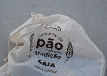Gaia incentiva habitantes à utilização de sacos de pão reutilizáveis
