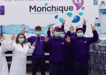 Água de Monchique oferece mais de 45 mil litros de água aos profissionais de saúde