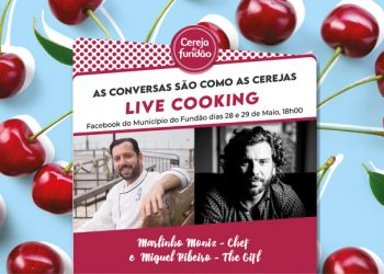 Município do Fundão promove live cooking onde a cereja é o ingrediente principal