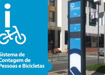 Quarteira Lab implementa sistema de contagem de pessoas e bicicletas na cidade