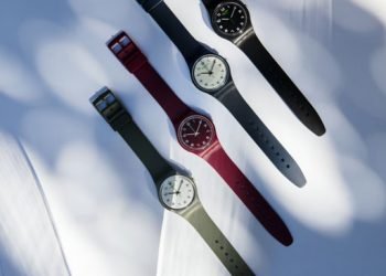 Novos relógios da Swatch construídos a partir de materiais provenientes da natureza