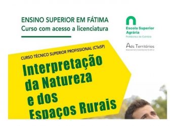 ESAC: Curso em Interpretação da Natureza e dos Espaços Rurais vai decorrer em Fátima