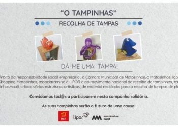 “Operação Tampinhas” vai estar no Mar Shopping até ao dia 31 de agosto