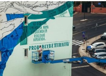 Lisboa tem num novo mural que sensibiliza para a proteção do Estuário do Tejo