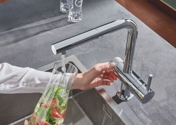GROHE Blue Pure: uma fonte de água filtrada em casa