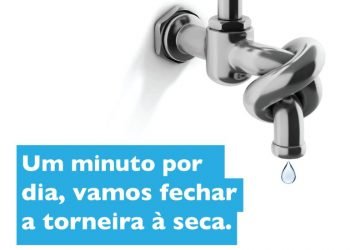 “Vamos fechar a torneira” é o mote da nova campanha de alerta para a seca