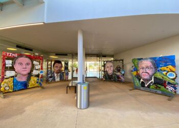 Greta Thunberg e Leonardo DiCaprio são duas das personalidades em destaque no Sustent’Arte