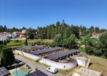 Solução inovadora instalada pela INDAQUA Feira produz energia solar na ETAR de Argoncilhe