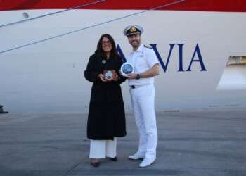 Porto de Lisboa acolhe o mais recente navio de cruzeiros do mundo movido a gás natural liquefeito