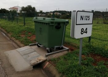 Município de Loulé melhora acesso a contentores do lixo na EN 125