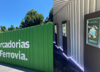 Contentor verde da MEDWAY segue viagem até Vila Nova de Famalicão