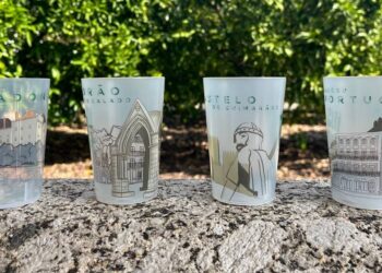 Copos reutilizáveis da Vitrus Ambiente têm nova imagem vimarense