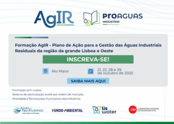 Formação AgIR – ProAguas Indústrias começa a 21 de outubro