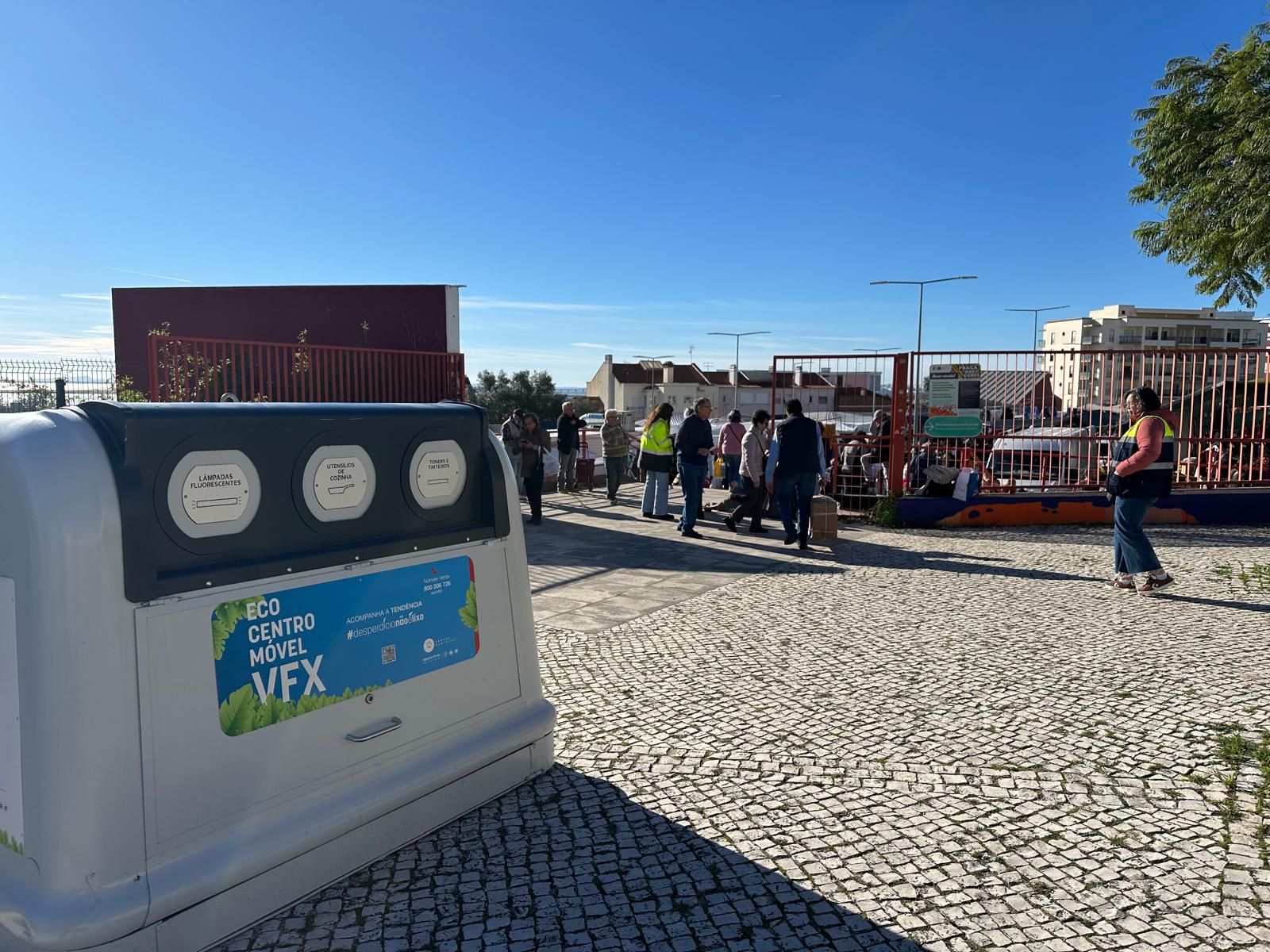 Vila Franca de Xira sensibiliza para gestão responsável de resíduos e uso de ecocentros móveis