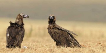 População de abutre-preto cresceu timidamente em 2025