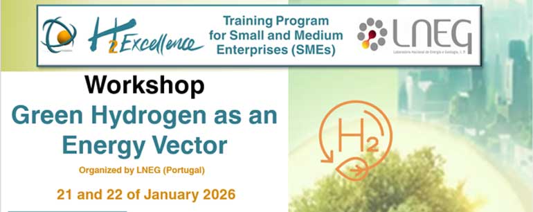 LNEG organiza Workshop “Hidrogénio Verde como Vetor Energético”