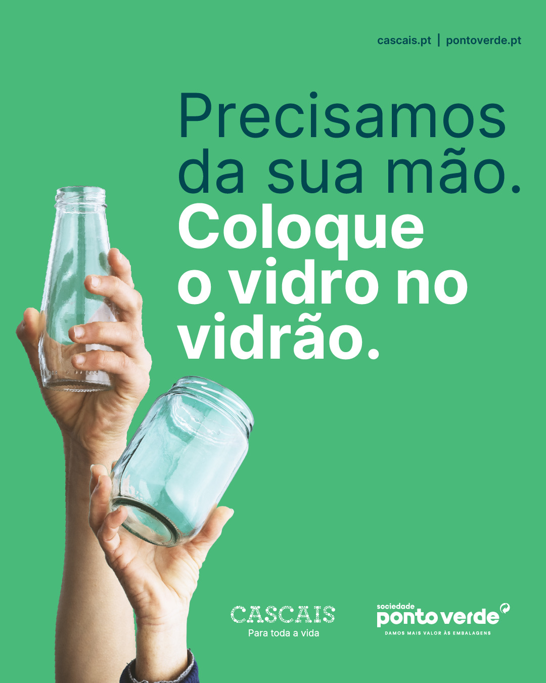 Campanha “Cascais a Reciclar + Vidro” arrancou este mês